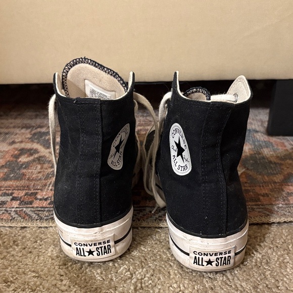 Converse Black and White Platform High-Top - Picture 2 of 3